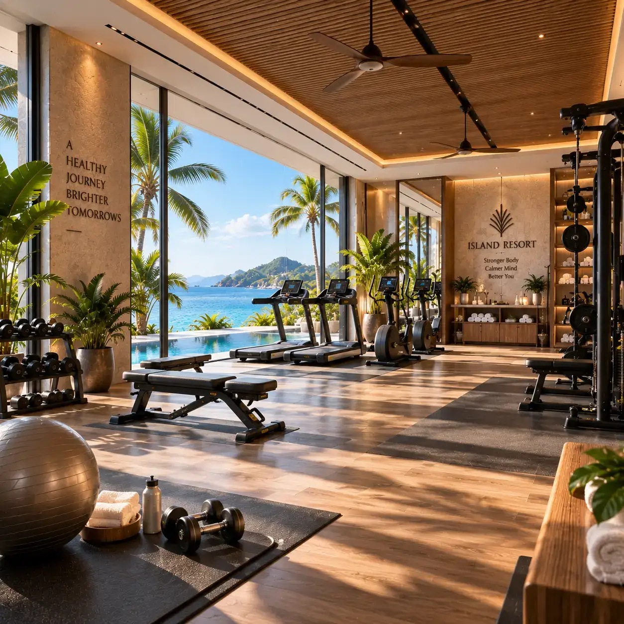 Phuket Resort Gym Project | Custom Hotel Fitness Furniture & One Stop Hospitality Solution