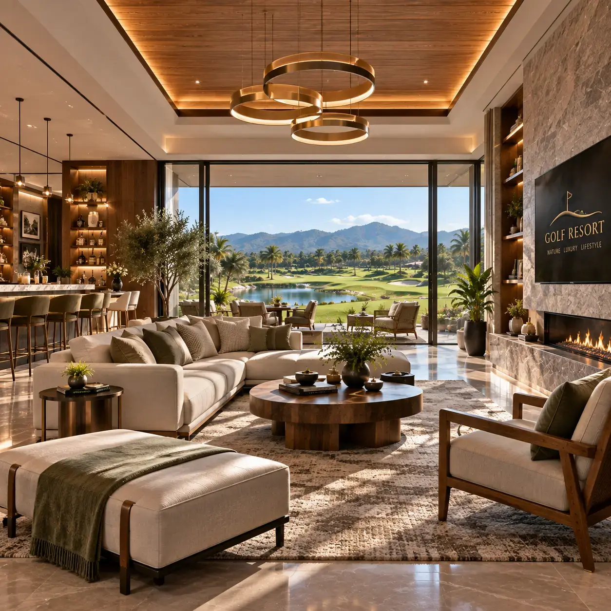 Golf Resort Interior Furniture Project | Custom Hospitality Furniture & One Stop Solution