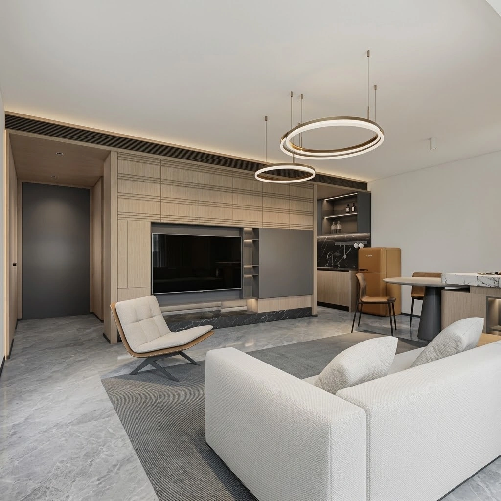 Bulgaria Student Apartment: 108 Room Custom Furniture Project