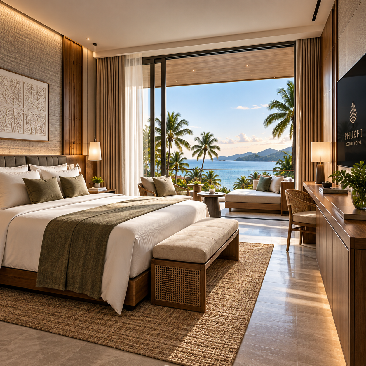 Thailand Hotel Project | Bespoke Hotel Bedroom Set with Shop Drawings