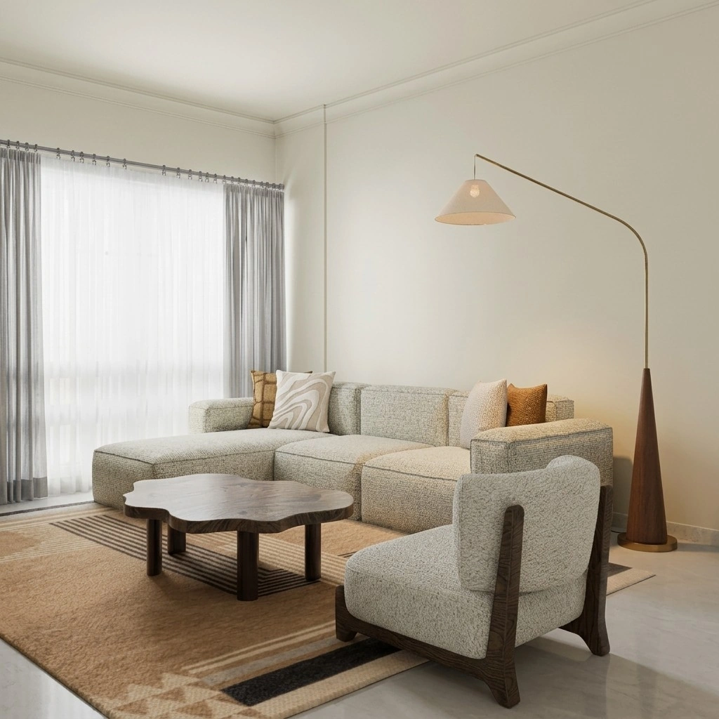 Kuwait Talent Apartment: Modern Furniture Set & Contractor